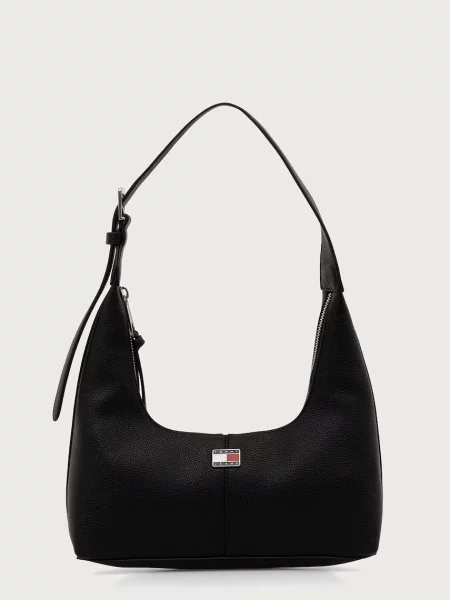 Tommy Jeans Geantă de umăr CITY' negru