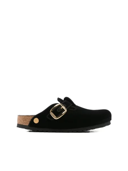 Klapki Birkenstock na sprzączkę czarne
