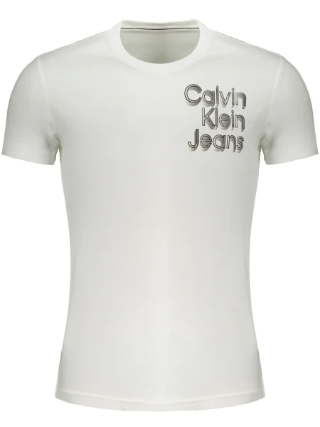 Tricou Calvin Klein scurt alb