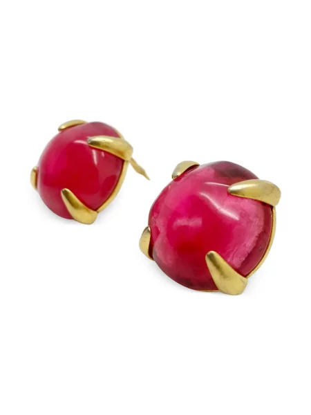 Обеци Jennifer Gibson Jewellery розово