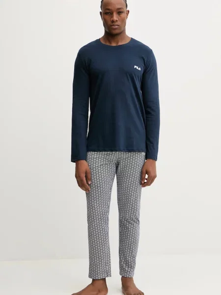 Fila piżama wzorzysta granatowy