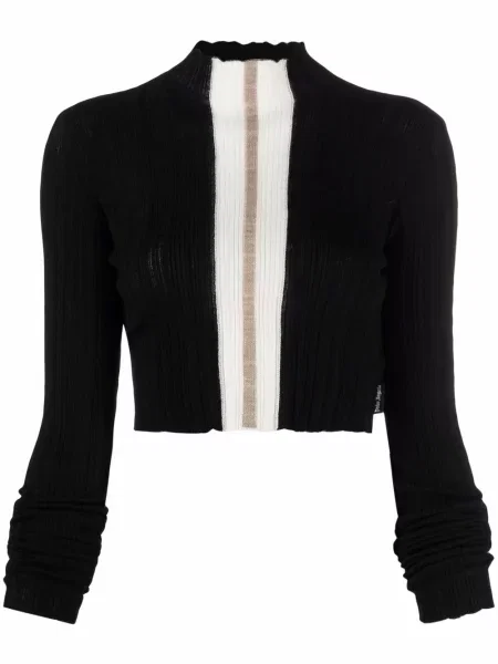 Crop top Palm Angels czarny