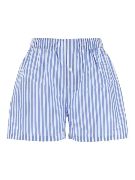 Pantaloni scurți Philosophy Di Lorenzo Serafini cu dungi albastru