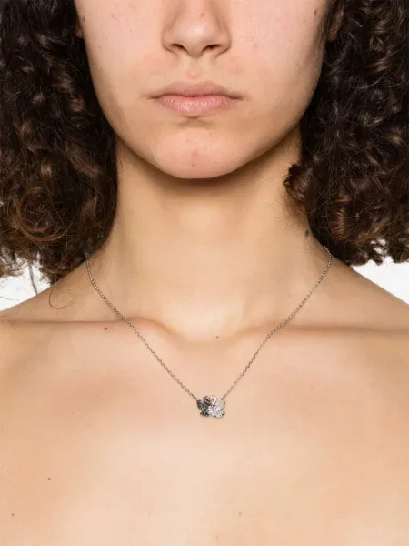 Pandantiv Swarovski argintiu