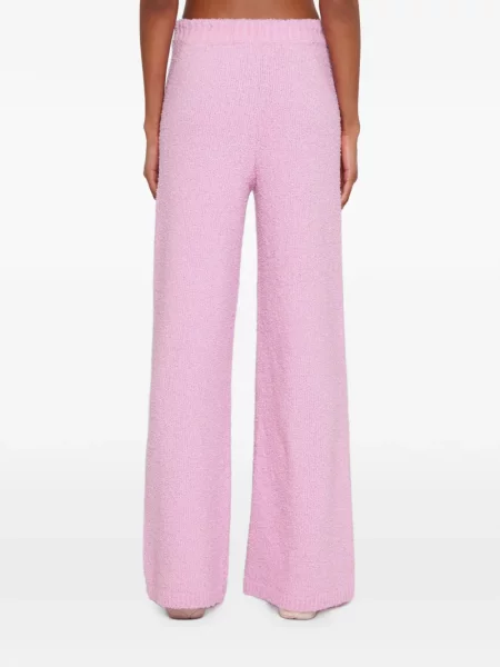 Pantaloni Laneus cu cordon roz
