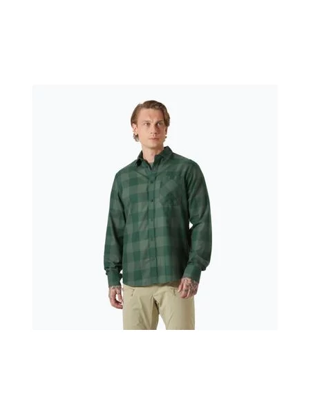Сорочка Helly Hansen Aker Flannel LS jungle green buffalo plaid зелена