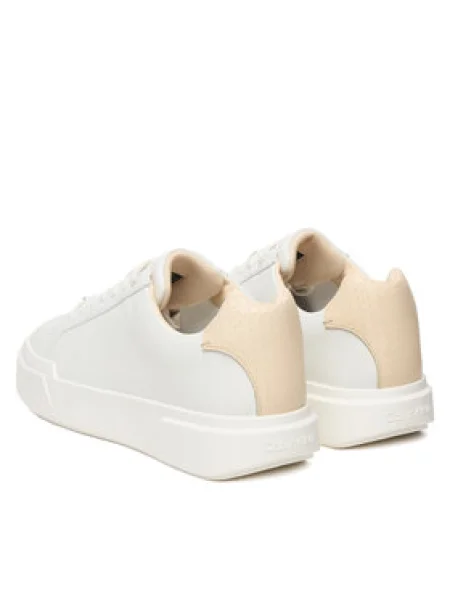 Calvin Klein Sportcipők Chunky Cupsole Laceup Clean Lth fehér