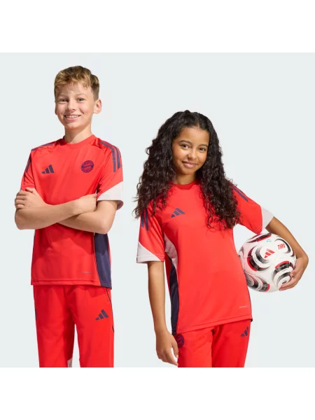 Koszulka treningowa FC Bayern Tiro 25 Competition Kids czerwona