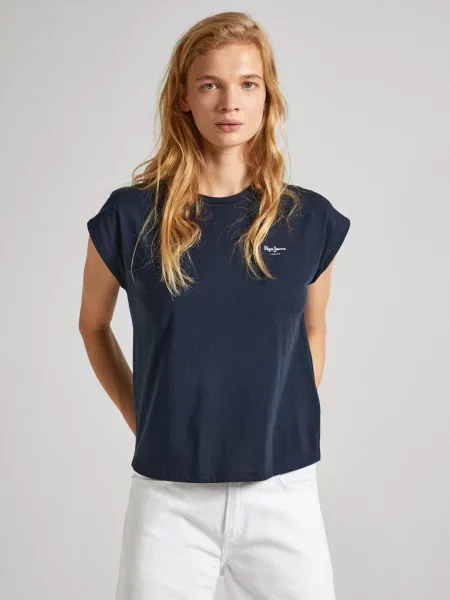 Тениска Pepe Jeans тъмносиньо
