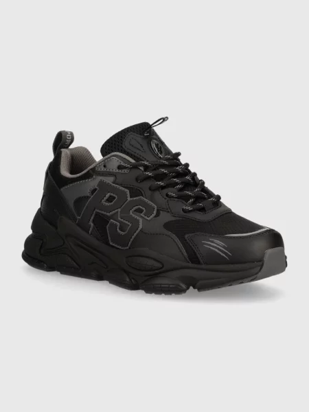 Sneakersy Plein Sport skórzane czarne