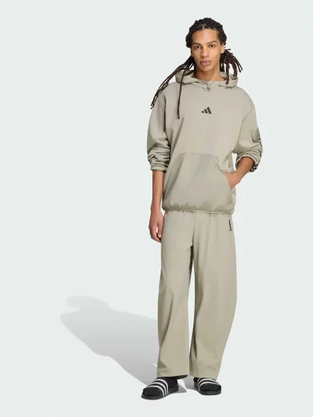 Повседневные брюки Adidas зеленые