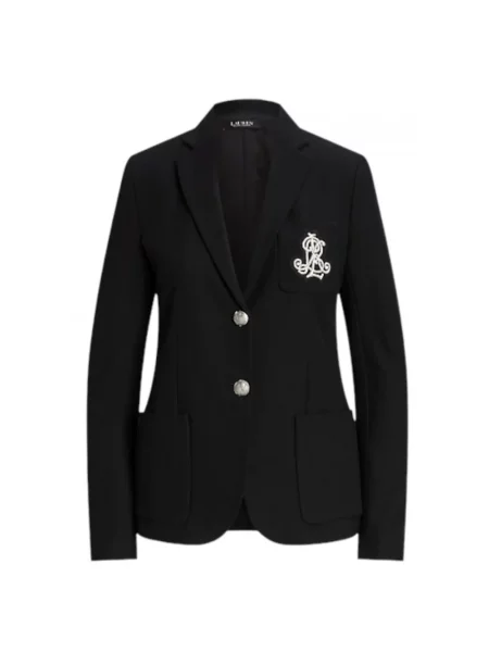 Żakiet z detalem z logo model ‘ANFISA’ Lauren Ralph Lauren czarna