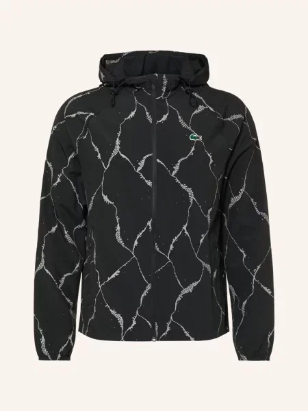 Lacoste Bunda Na Trénink černá
