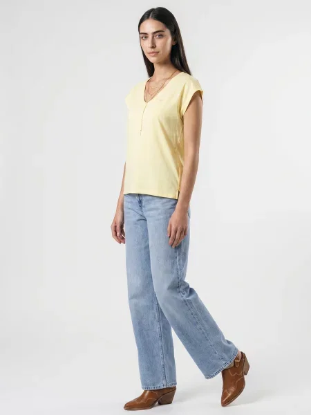 Tricou Pepe Jeans galben