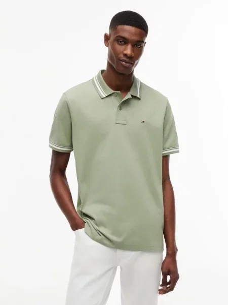 Tommy Jeans koszulka polo Mężczyźni S zielony