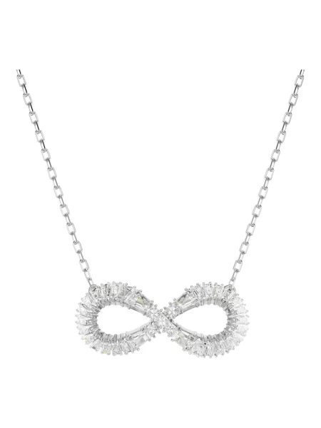 Naszyjnik Swarovski szary