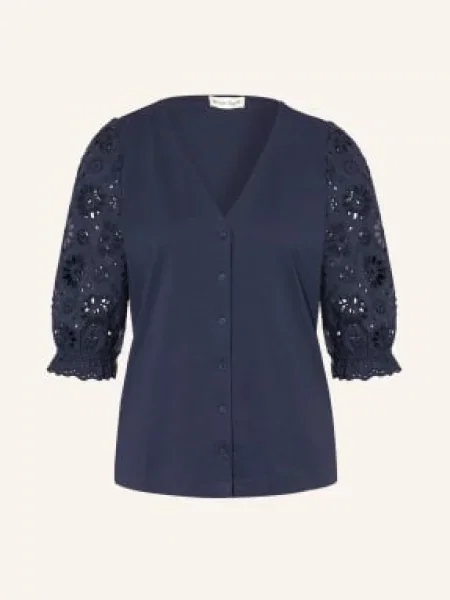 Halenka Phase Eight s dírami modrá