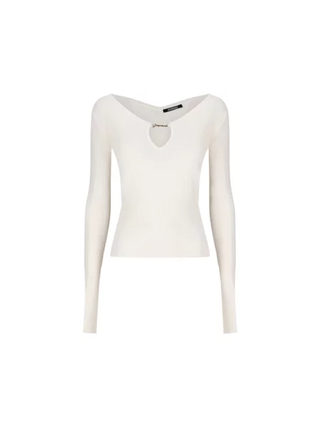 Top Jacquemus biały