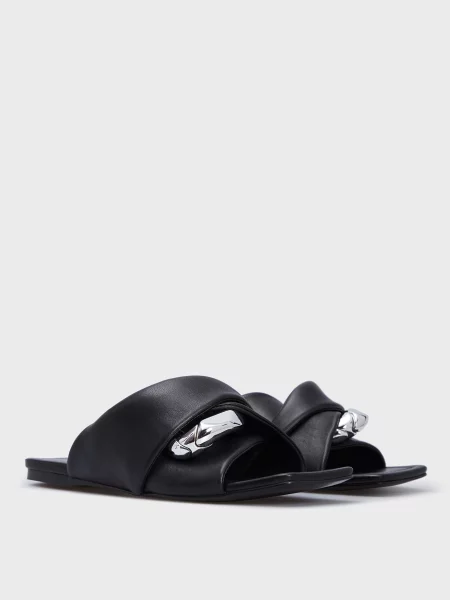 Кожаные шлепанцы Prpy черные