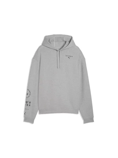 Bluza z kapturem CLOUDSPUN PUMA × HYROX Akcesoria S szary