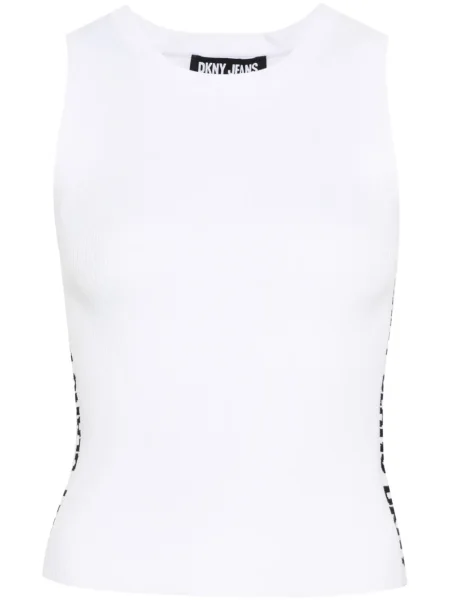 Top Dkny din jacard alb