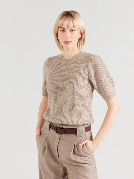 VERO MODA Pulover VMGenius amestecat bej