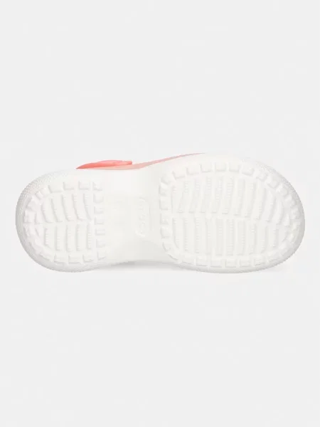 Crocs papucs Classic Frosted Stacked Clog rózsaszín