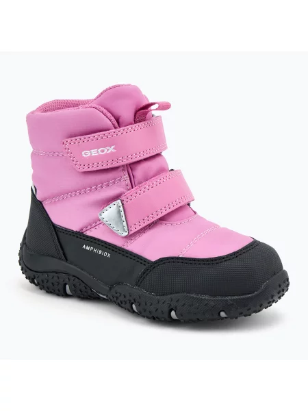 Śniegowce dziecięce Geox Baltic ABX fuchsia/black różowe