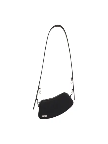 Torebka crossbody Gcds skórzana czarna