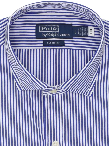 Cămașă Polo Ralph Lauren cu dungi de catifea cord albastru