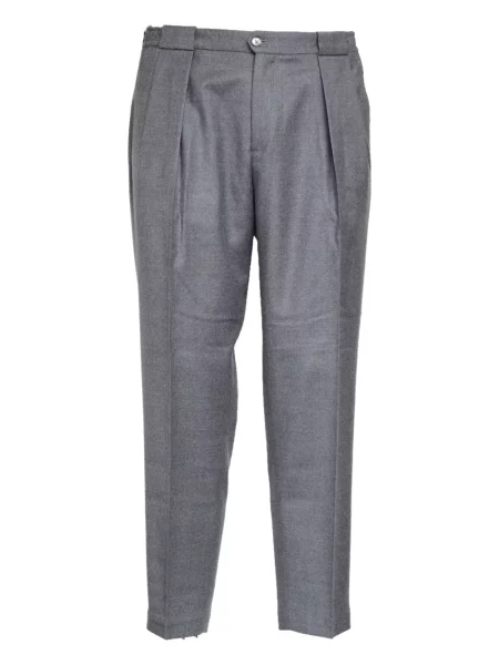 Pantaloni Briglia 1949 plisate gri
