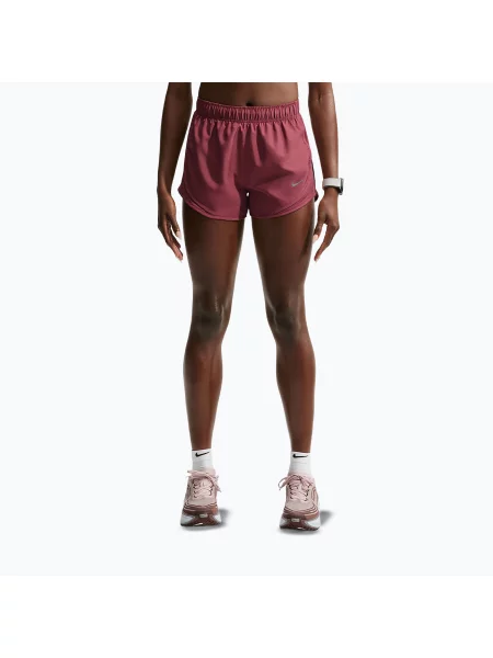 Pantaloni scurți de alergare pentru femei Nike Tempo pink smoke/pink smoke roz