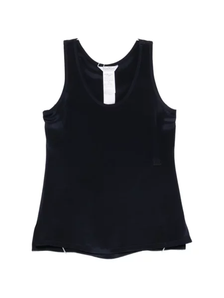 Top Max Mara de mătase albastru