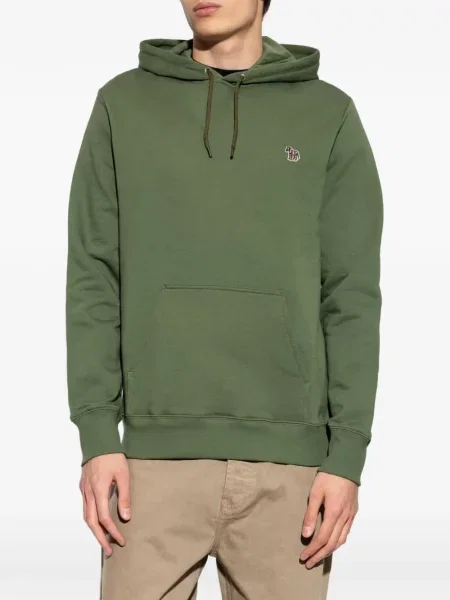 Hanorac cu glugă Ps Paul Smith cu model zebră verde