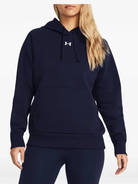 Hanorac cu glugă Under Armour din fleece albastru