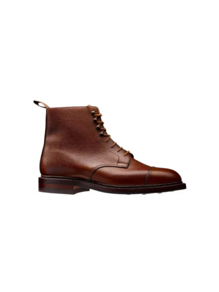 Botki Crockett & Jones skórzane brązowe