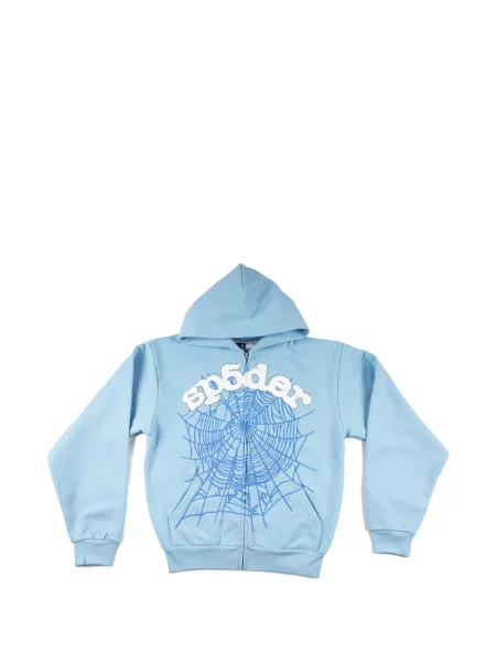 Hoodie Sp5der μπλε