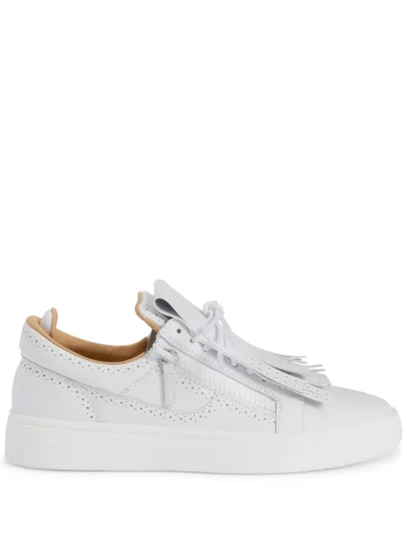 Sneakerși Giuseppe Zanotti din piele alb