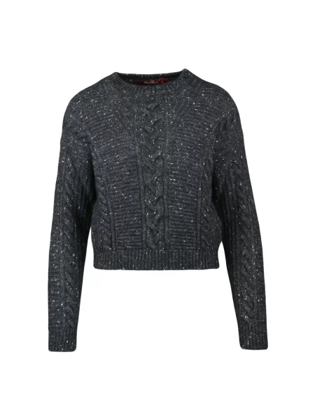 Sweter Max Mara Studio szary