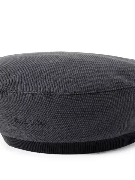 Căciulă Paul Smith din țesătură twill gri
