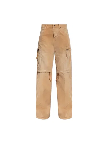 Spodnie cargo Dsquared2 beżowe