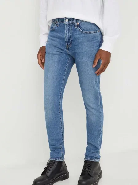 Дънки Levi's SLIM синьо