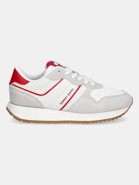 Tommy Jeans sneakersy EVA RUNNER LIGHT czerwony szare