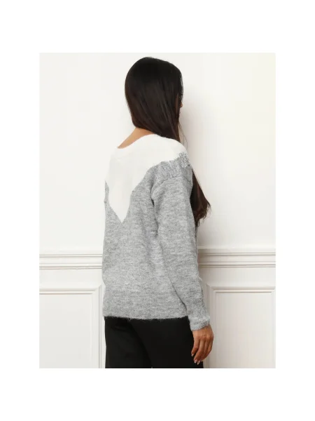 Pulover La Modeuse gri