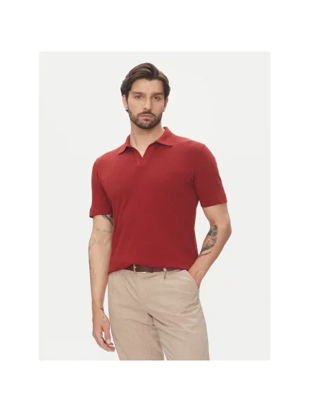 Marc O'Polo Polo majica Regular Fit rdeča