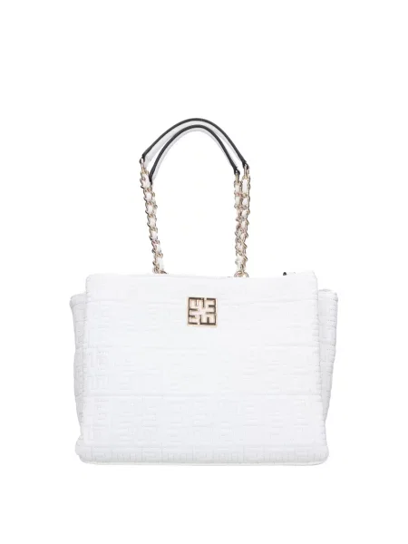 Torebka skórzana Ermanno Scervino skórzana biała