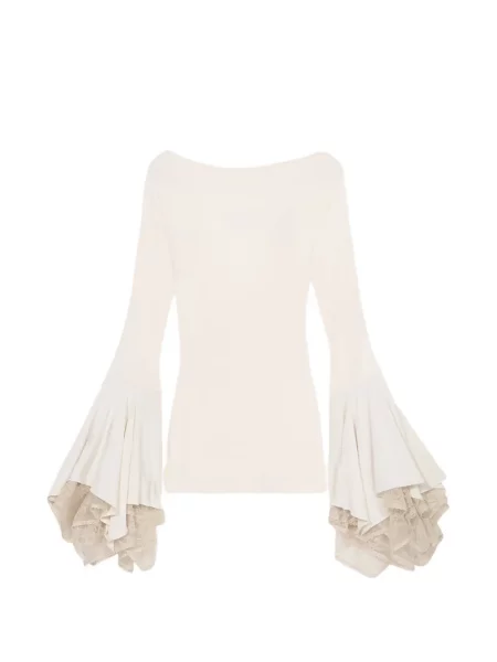 Rochie mini Blumarine din dantelă evazată