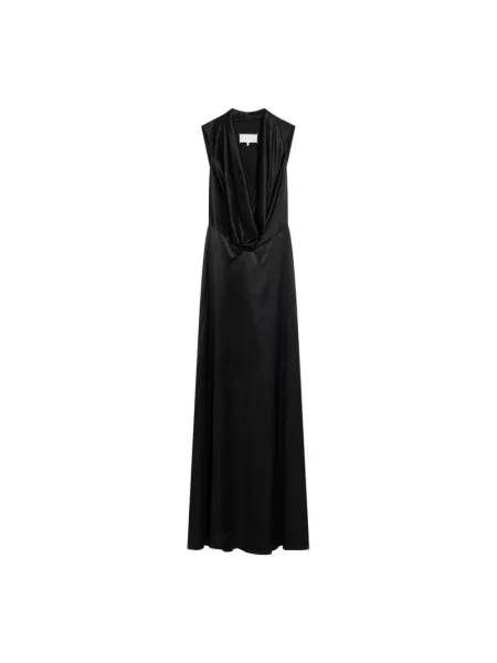 Sukienka maxi Maison Margiela czarna