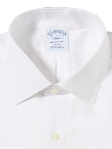 Apykaklė marškiniai Brooks Brothers ruoželis balta