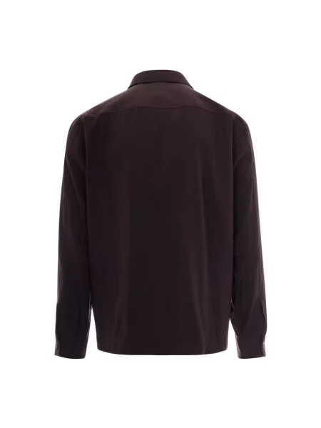 Boss Koszula Cai Comfort Fit Z Lnem braun brązowa